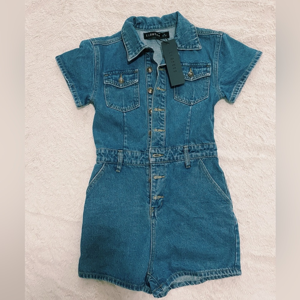 Lioness Classic Denim Romper